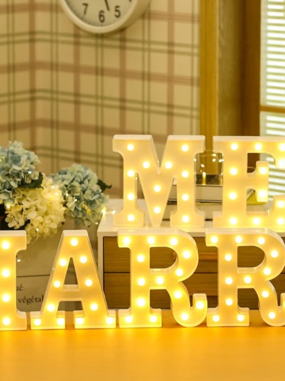 MARRY ME LED Light, Will You Marry Me Proposal Engagement Sign, Romantic